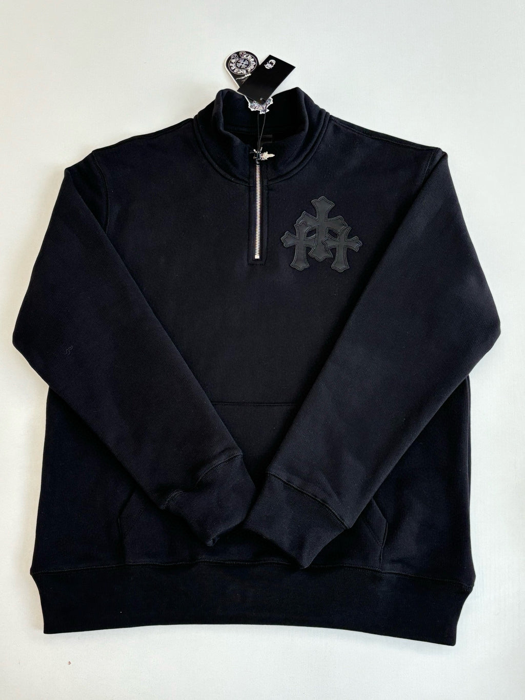CHROME  Cemetery Cross quarter-zip sweatshirt