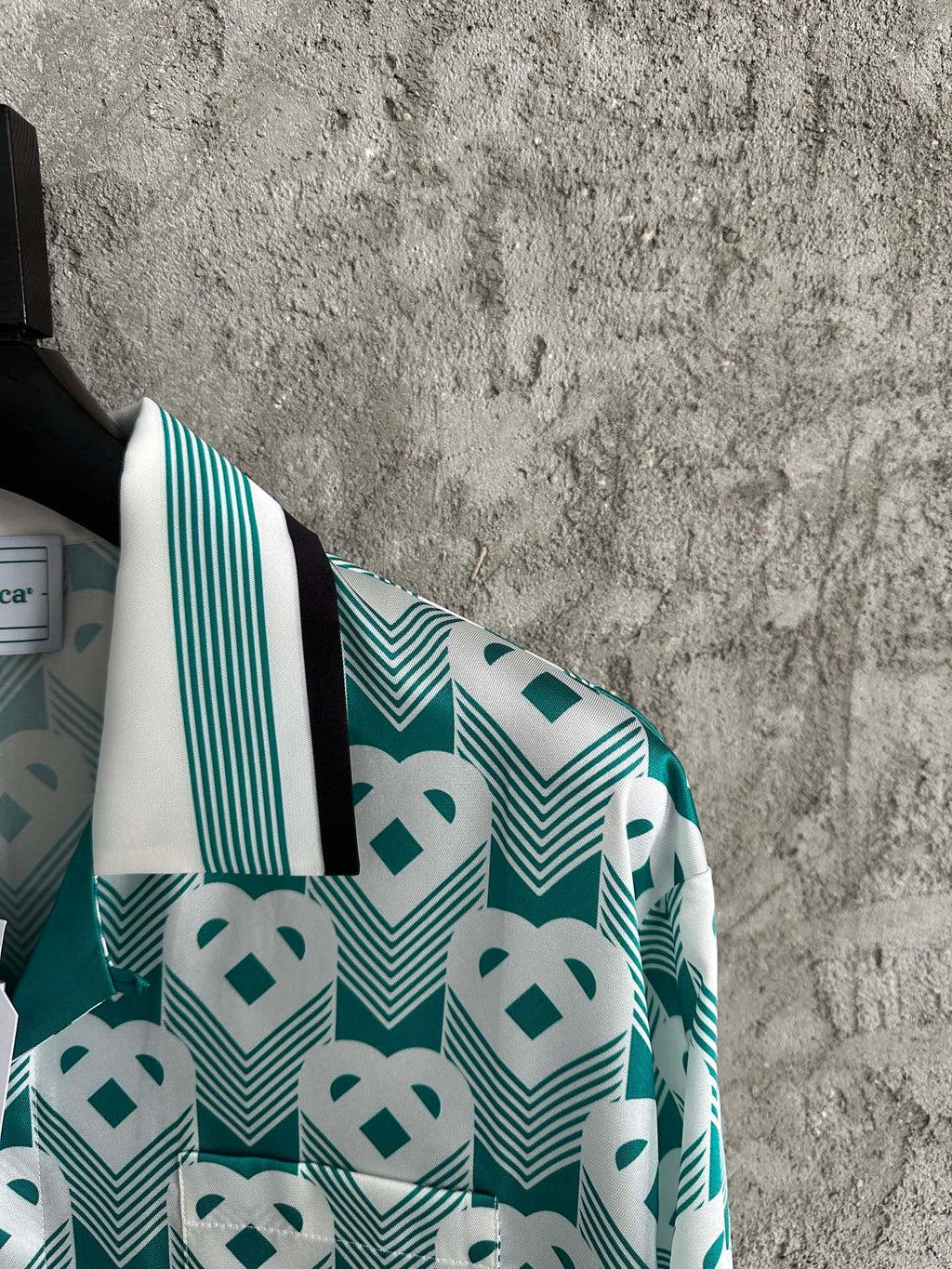 Casa B - Chemise Monogram Cœur en soie