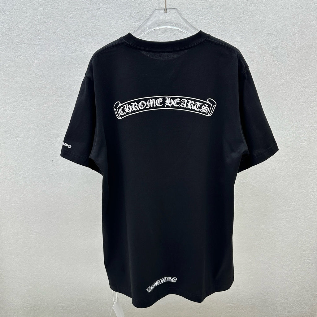 T shirt chrome Black and White