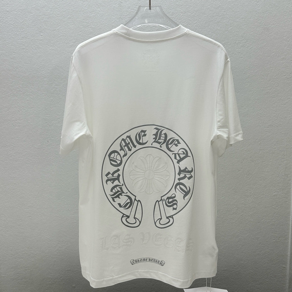 T Shirt Blanc chrome