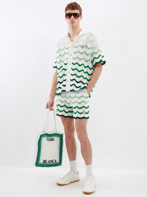 Casa B - Wavy Gradient Green