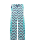 Casa B Exclusive MONOGRAM WAVE SILK PANTS