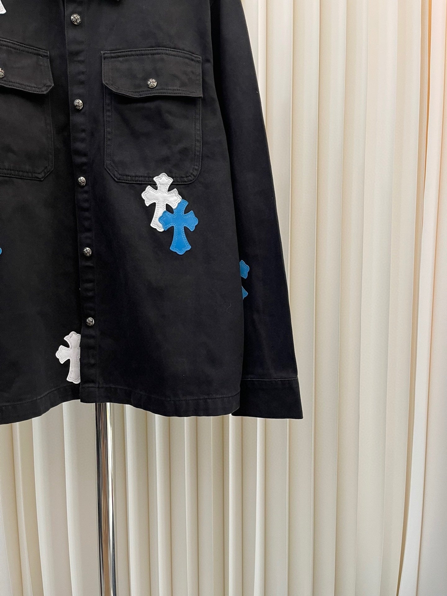 Veste Denim Black & Blue sky Chrome 2