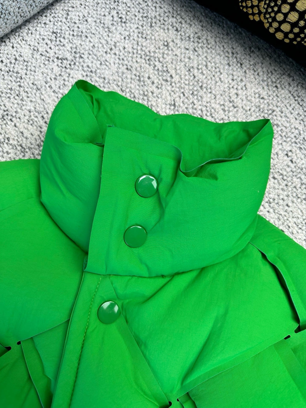 Doudoune en duvet de Canard vert Bottega