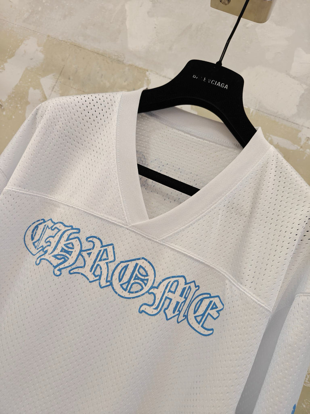 T shirt Chrome white & Blue