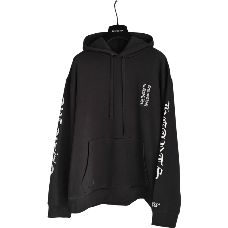 Sweat chrome noir / blanc