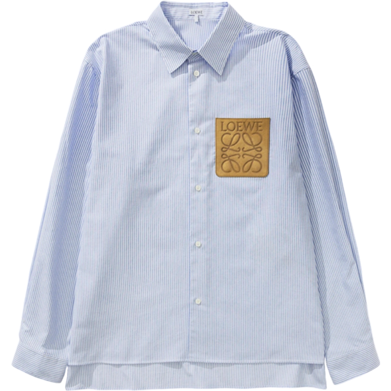 Chemise Anagramme Loew 10/10 bleu