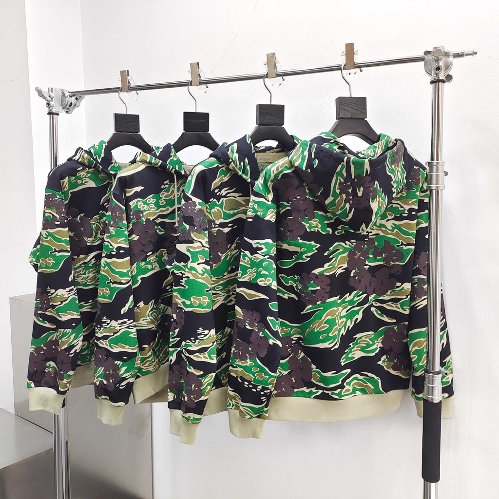 Sweat DENIM.Trs green millitary