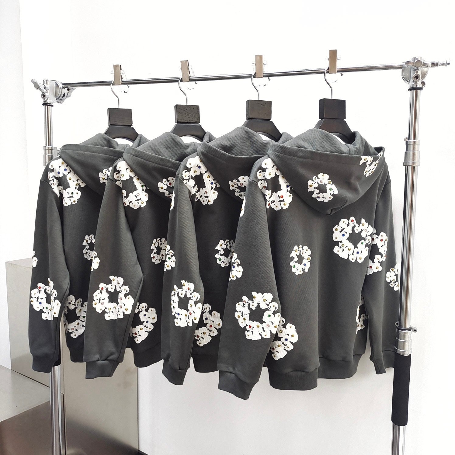 Gilet D.tears Grey foncé motif Kapok