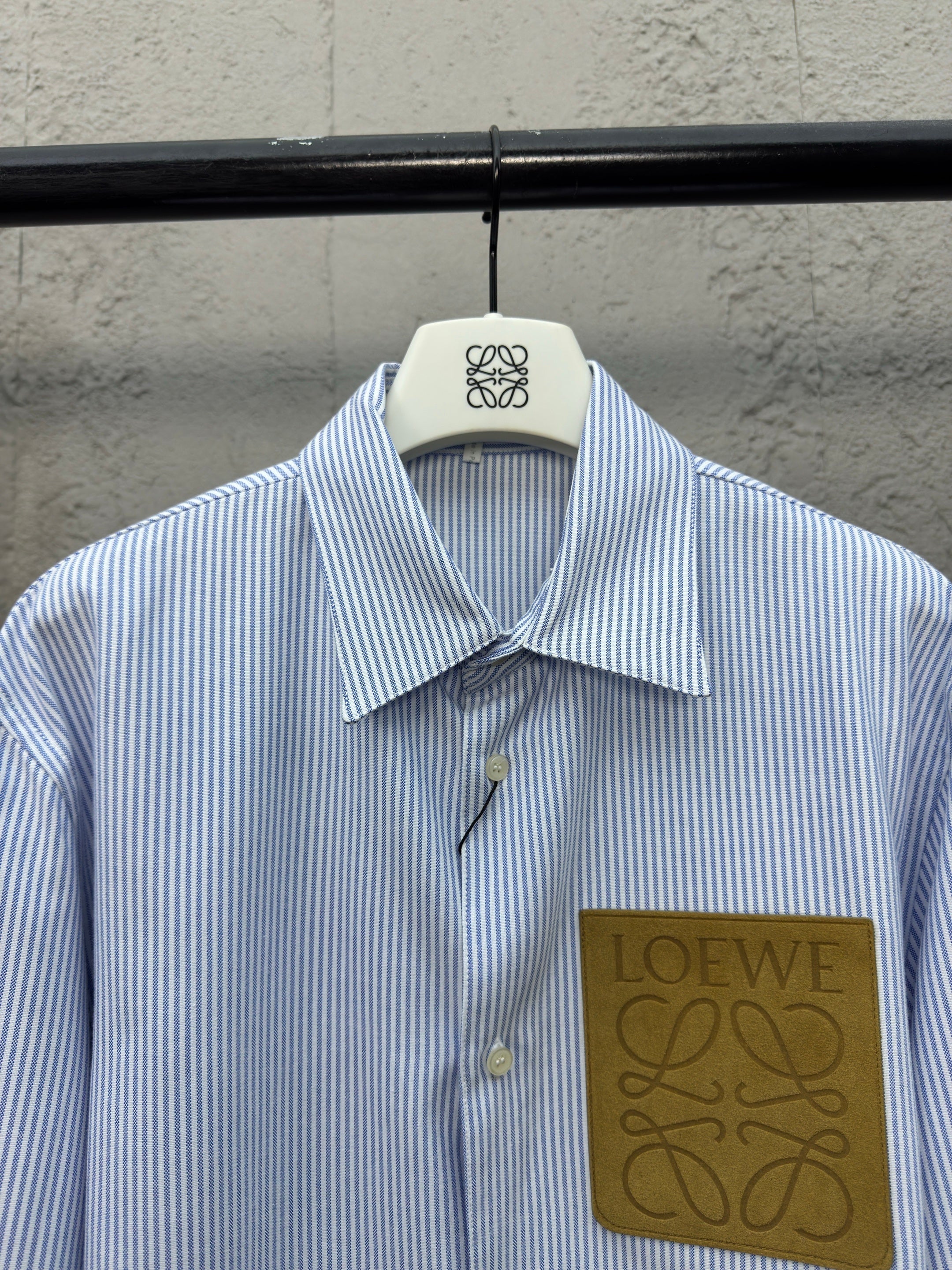 Chemise Anagramme Loew 10/10 bleu