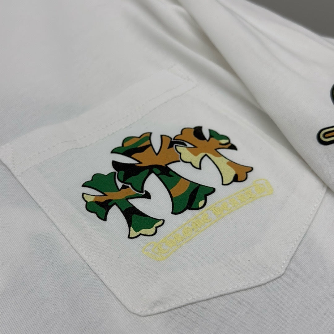 T shirt  Chrome white  fer military long sleeve