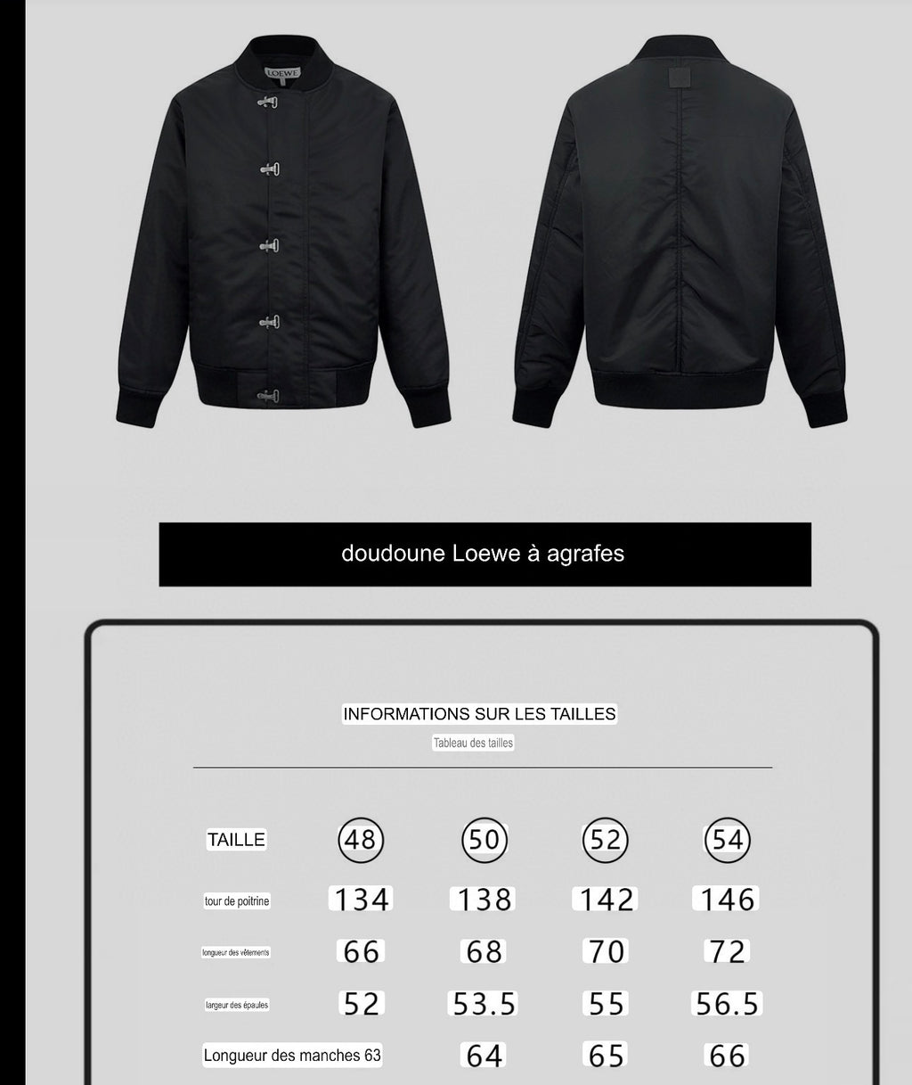 Veste Bomber En Serge Loew