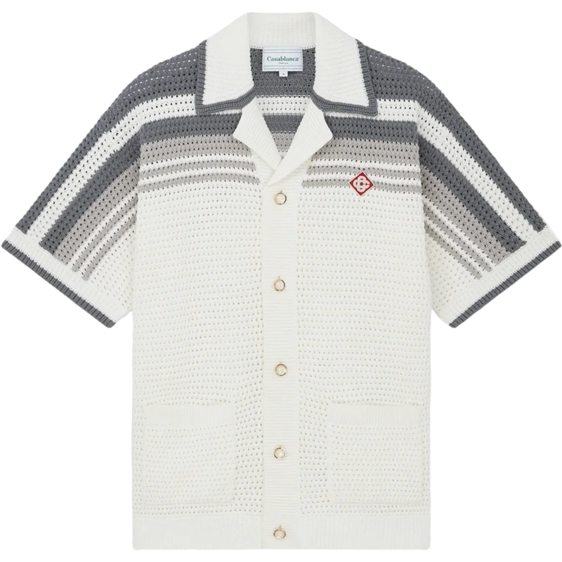 Casa B CHEMISE CROCHETÉ GRIS NARDO