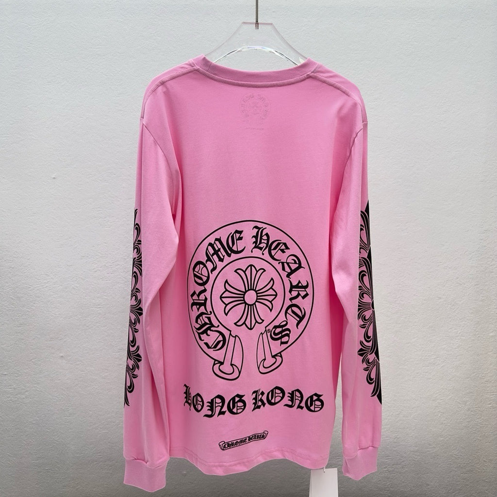 T shirt  Chrome pink long sleeve