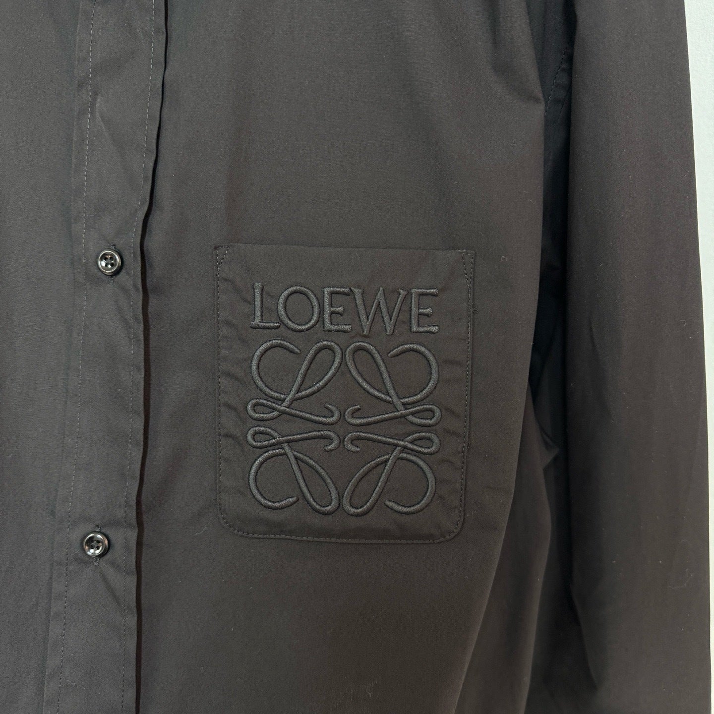 Chemise Anagramme Loew 10/10 Noir