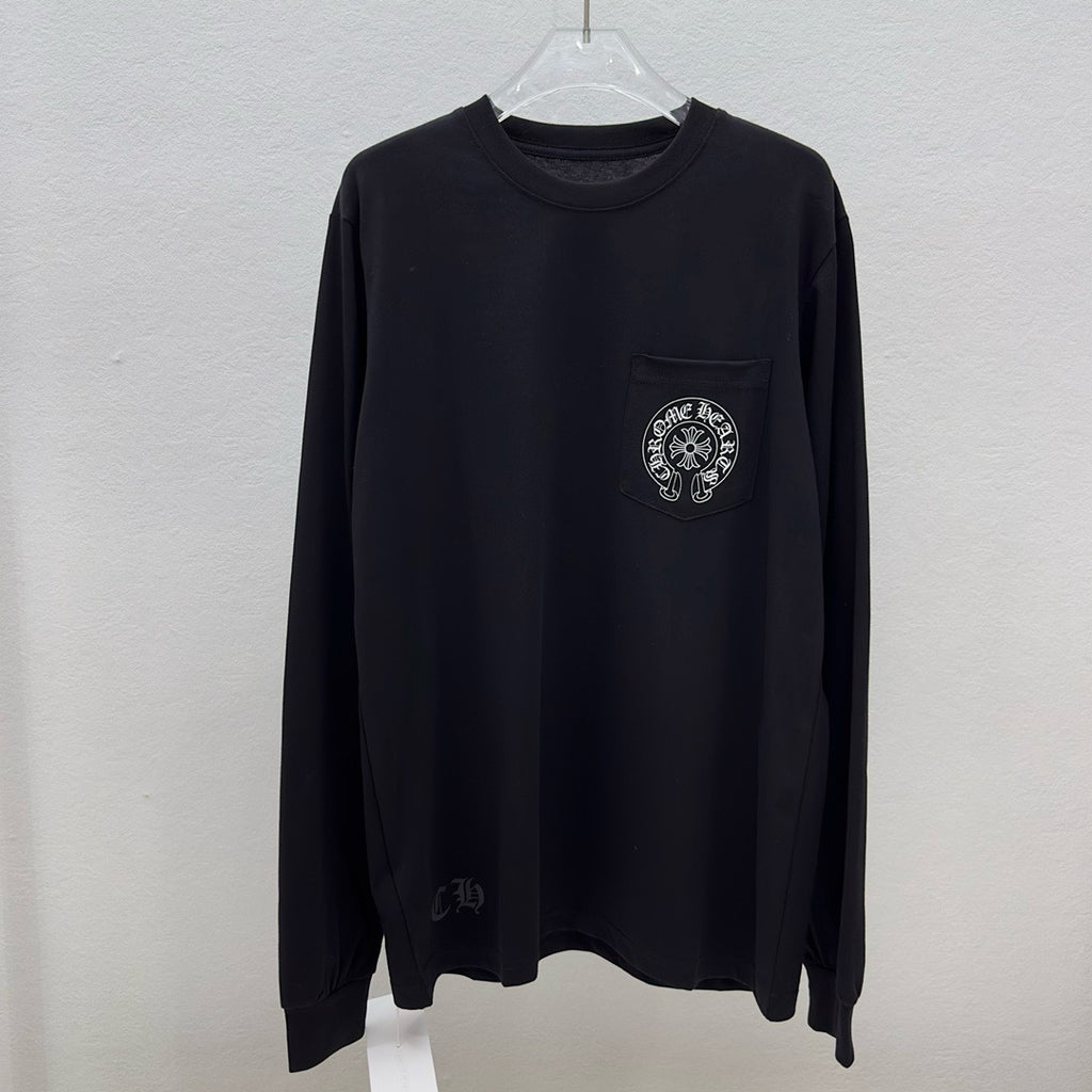 T shirt  Chrome Black Montaigne  long sleeve