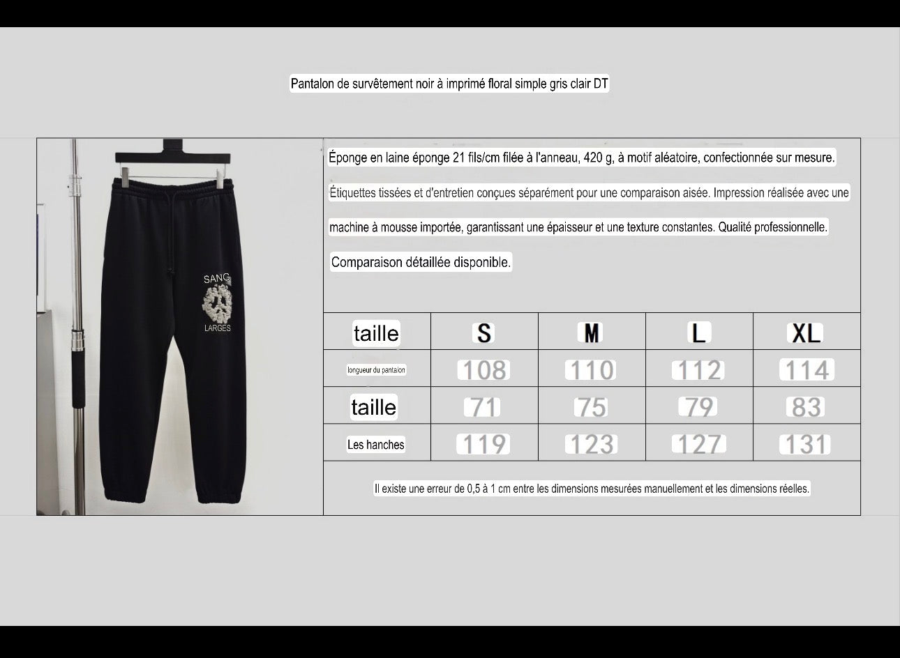 Pantalon black d.tears