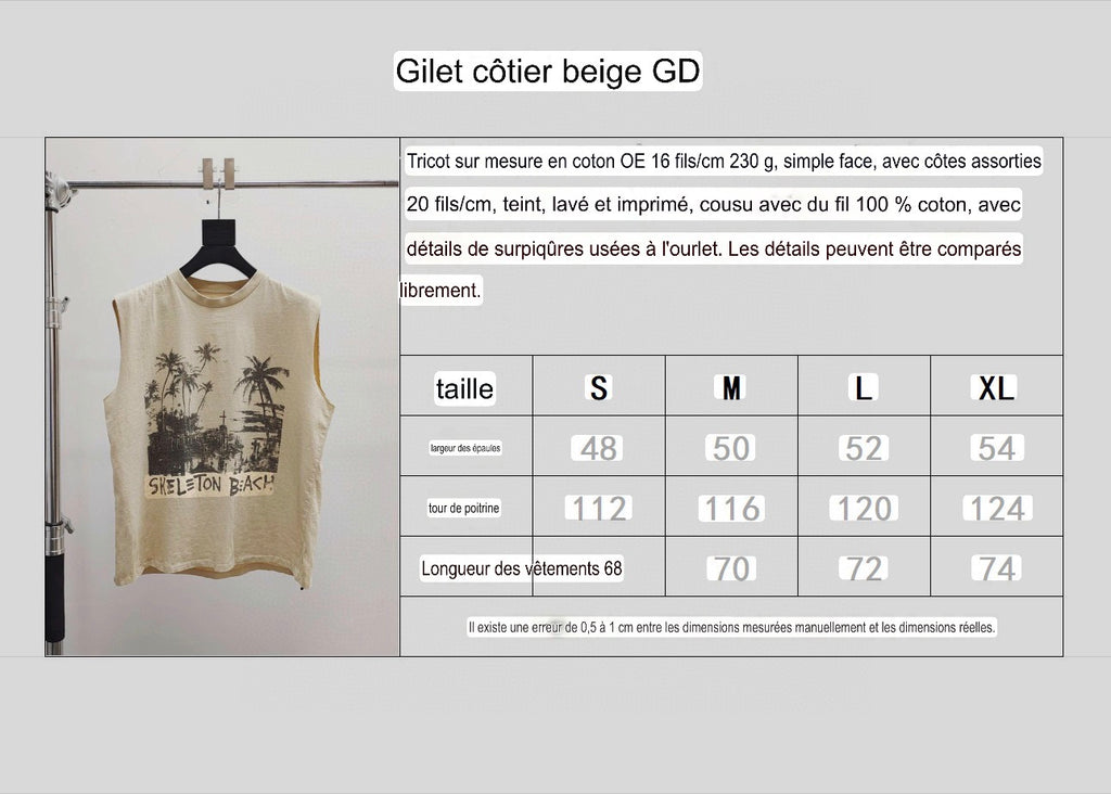 Débardeur Côtier Beige Gallery