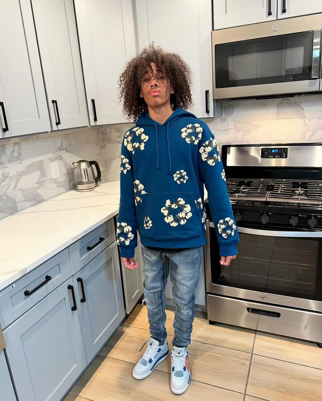 Sweat DENIM.Trs Blue foncé