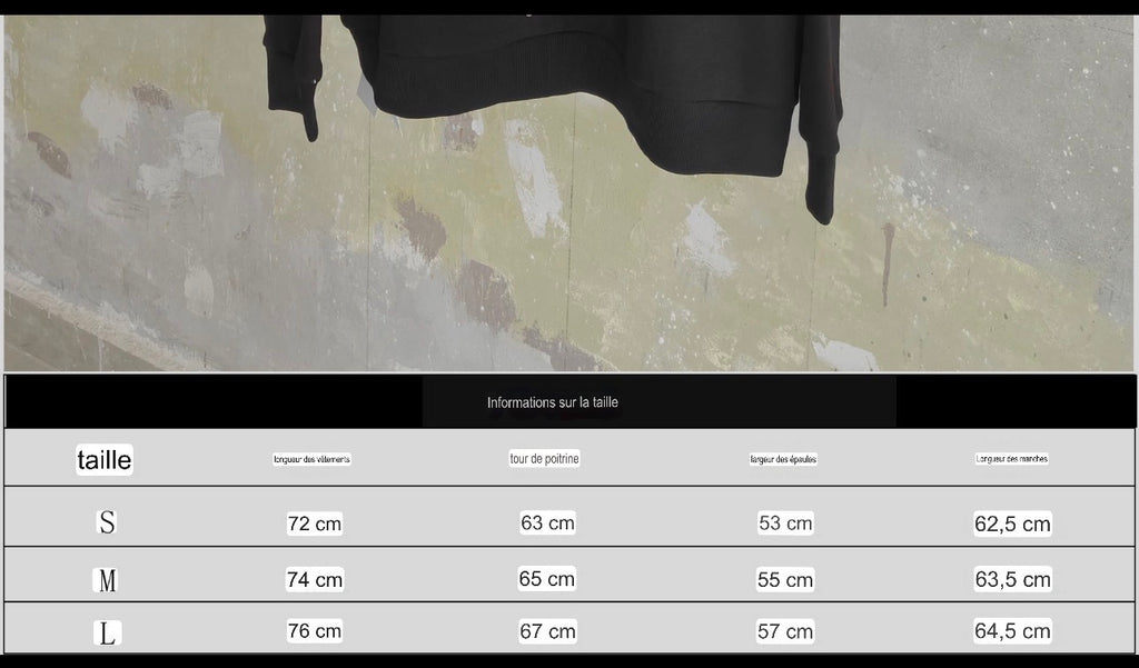 Veste Chrome noir & blanc