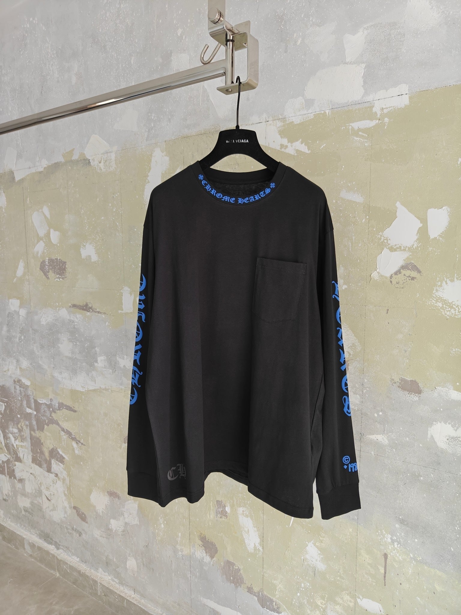 T shirt Longue sleeve Black and Blue