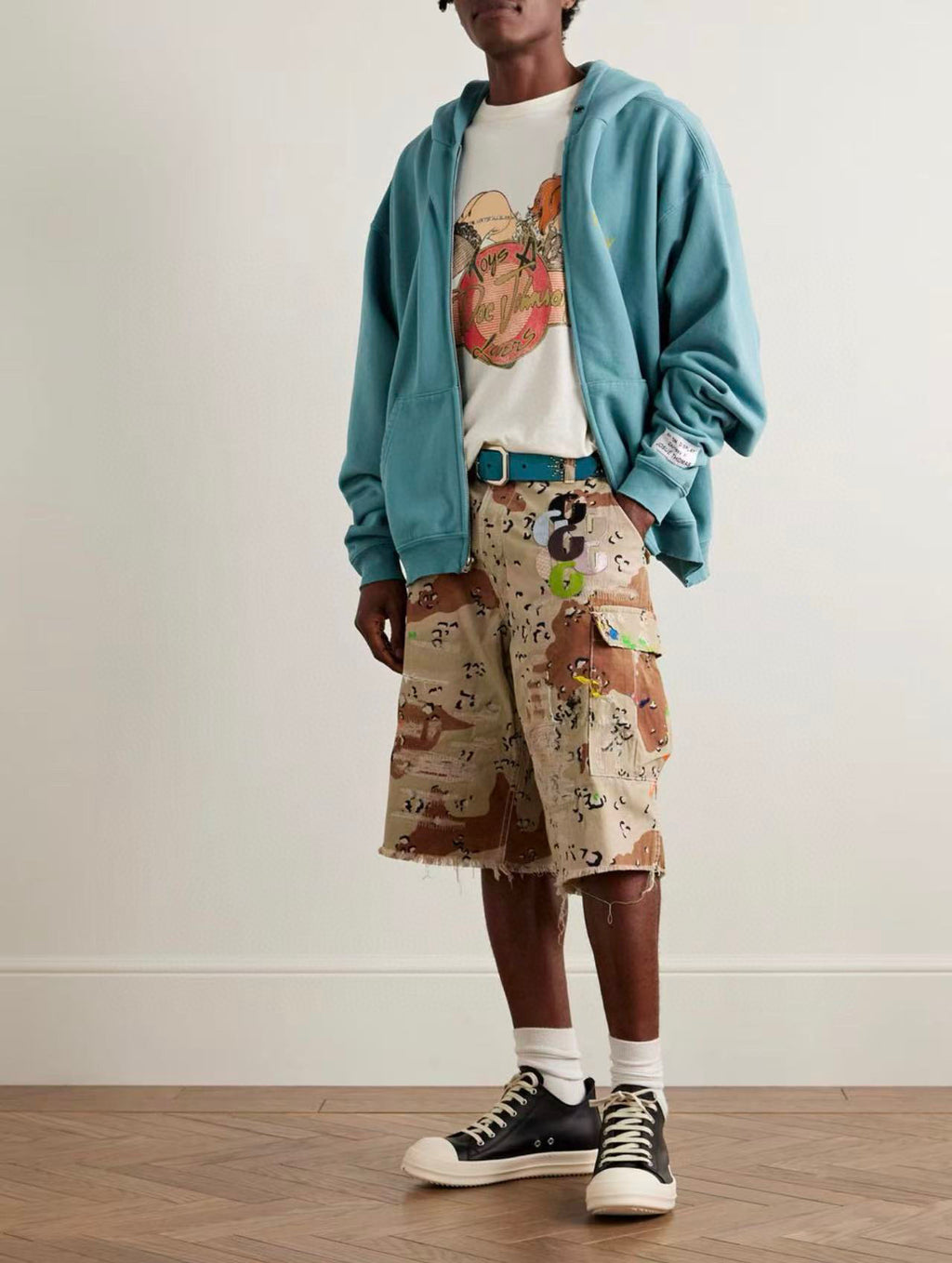 Veste Gallery bleu / vert