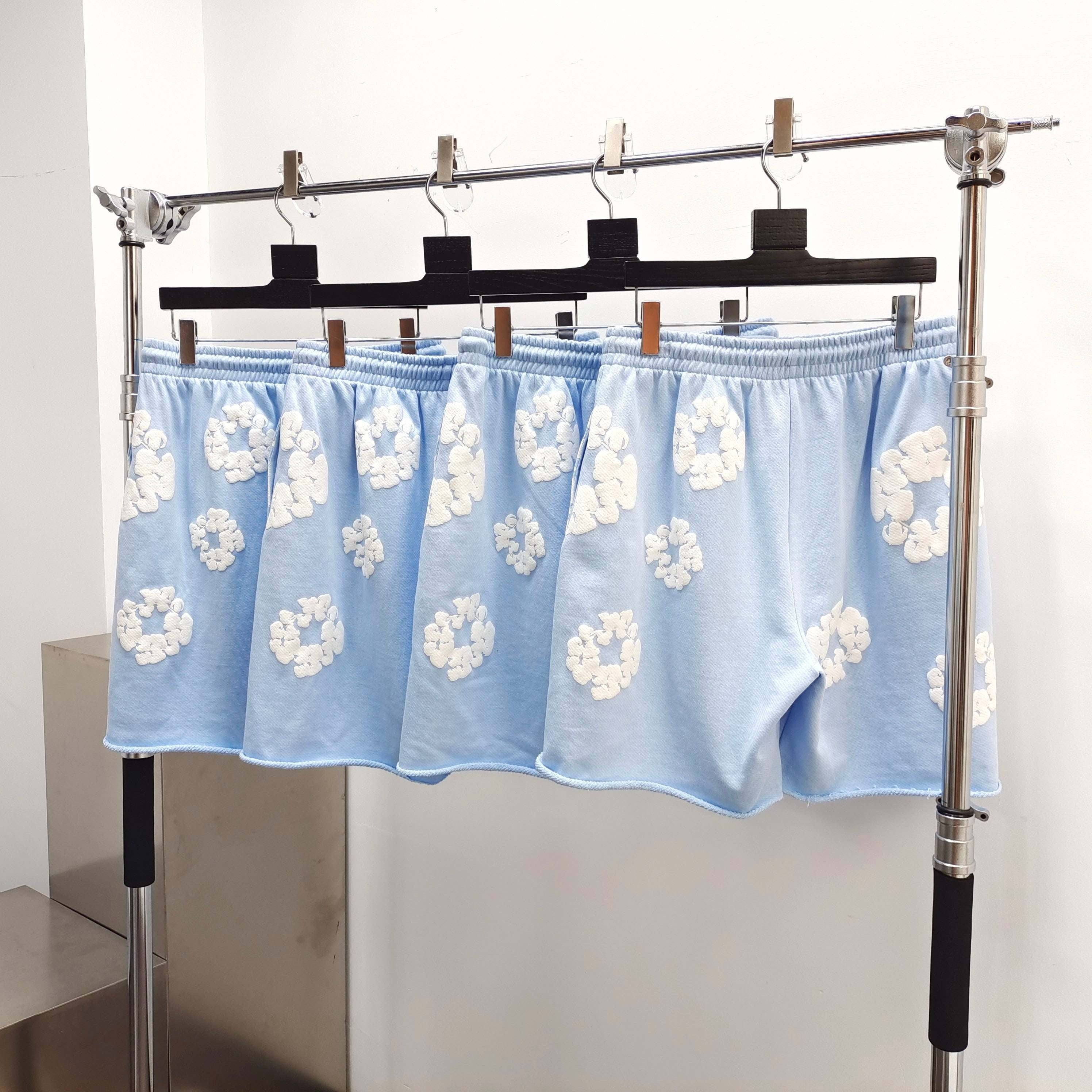 Short Denim . Trs Baby blue