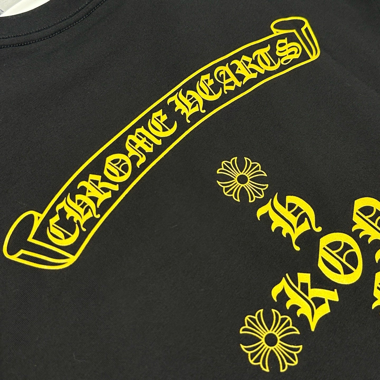 T shirt chrome Black and yellow