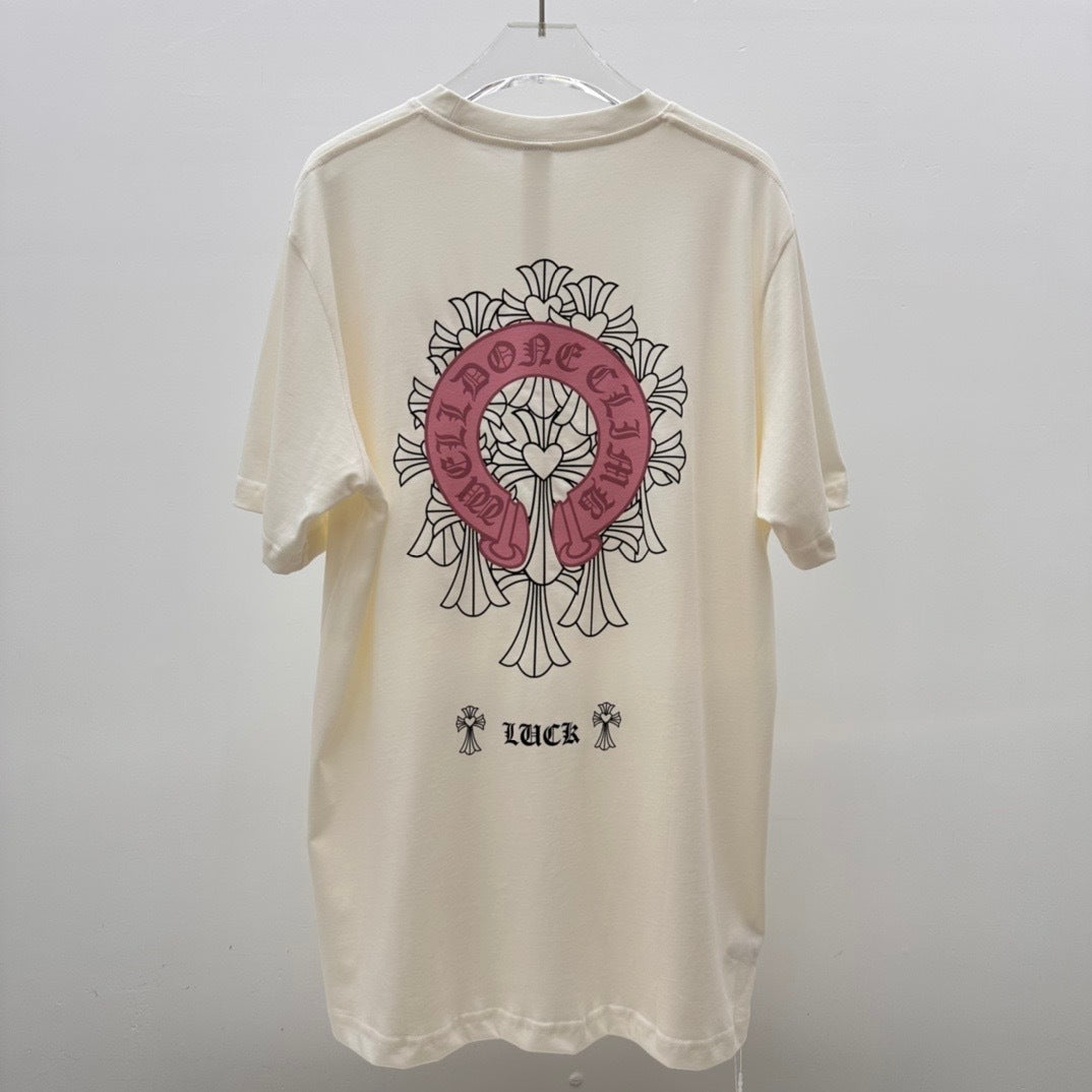 T shirt Chrome White Fer rosé