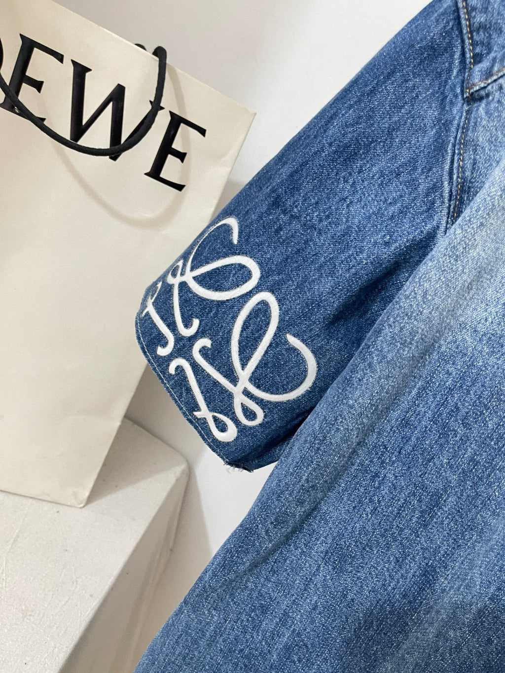 Chemise Anagramme Loew 10/10 bleu Denim