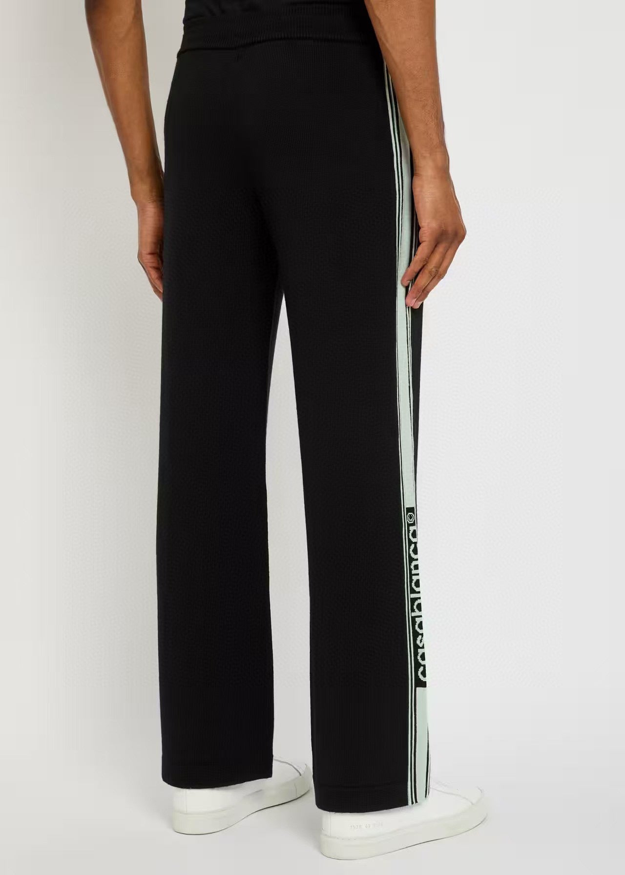 Pantalon Casa B Relaxé en laine Mérinos