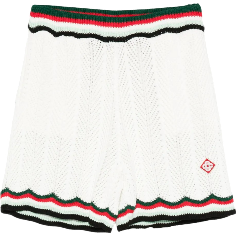 Short Casa B à crochet brodéé Montain