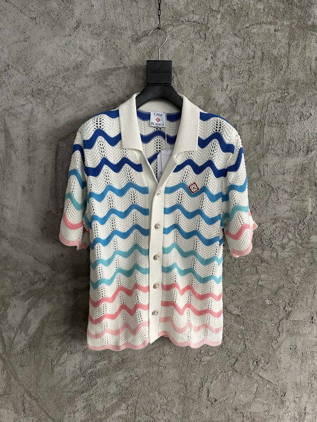 Casa B - Chemise Gradient Waves Miami