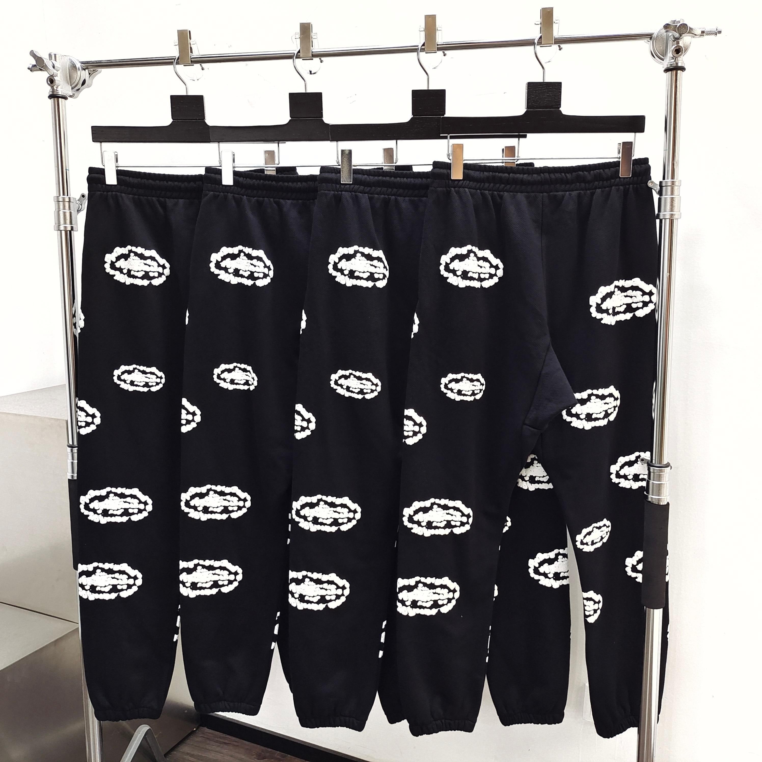 Pantalons à motif DT TEARS NOIR