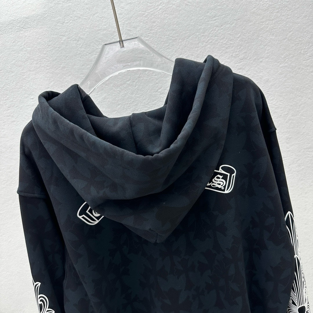 Gilet chrome noir / blanc