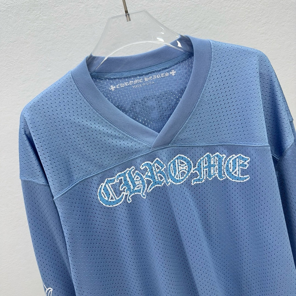 Baseball TEE - BLUE CHROME