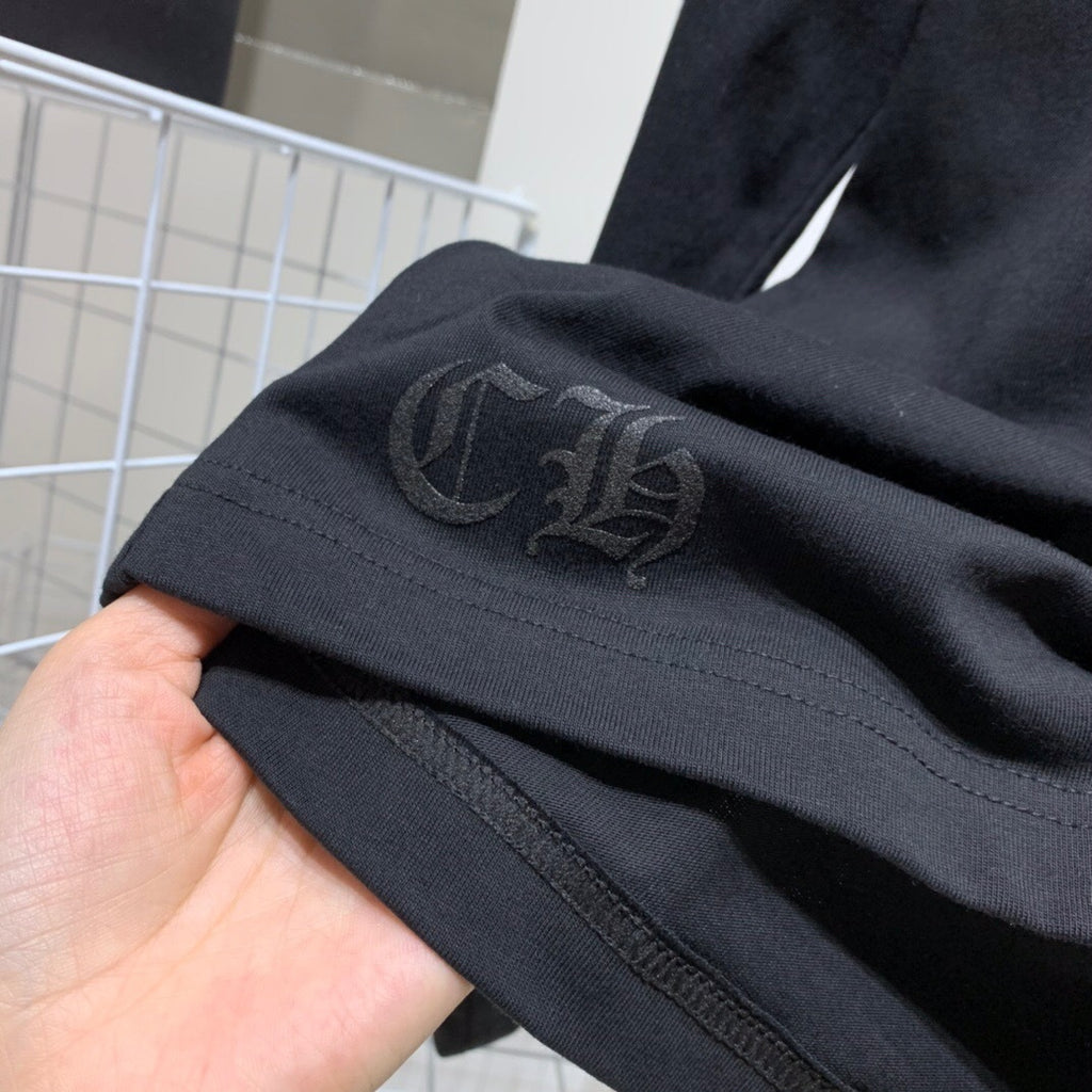 T shirt Chrome Black long sleeve