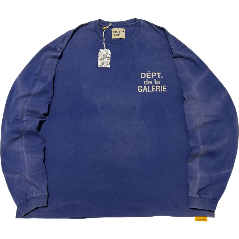T shirt Manches longues bleu délavés Gallery