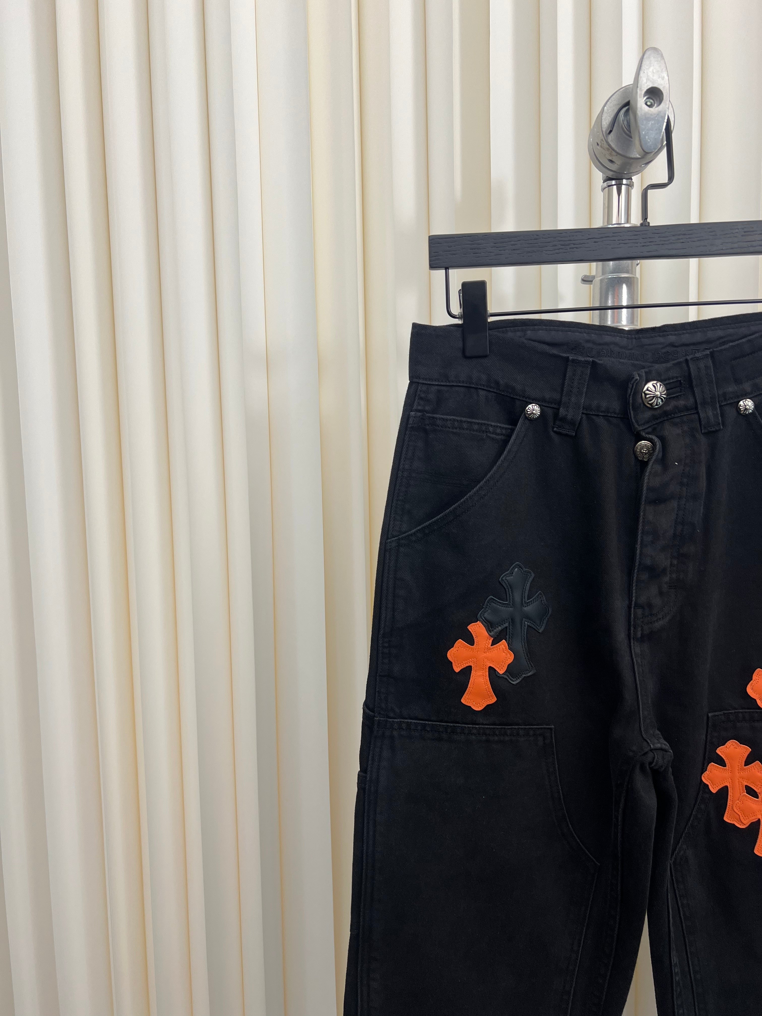 Jean Chrome Black & Orange