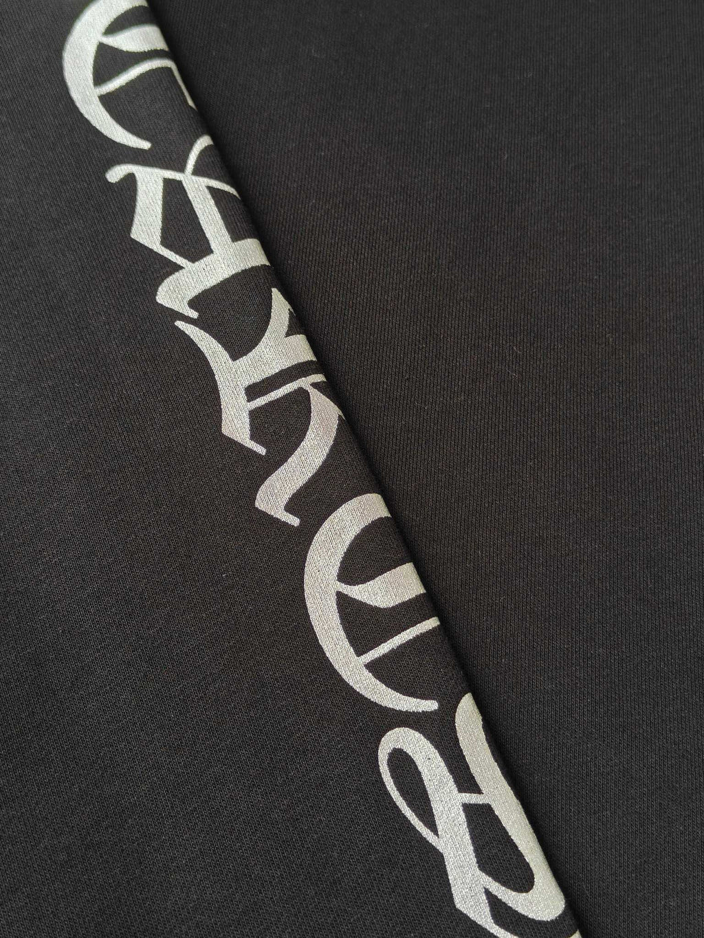 Sweat chrome noir / blanc