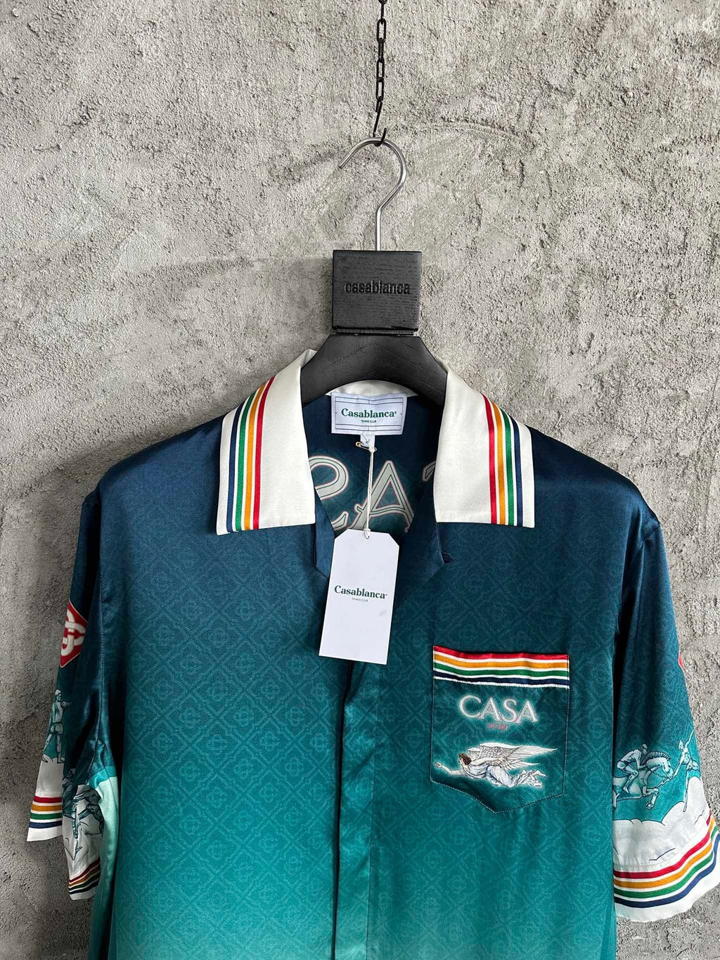 Casa B - Chemise en soie La Déesse du Stade