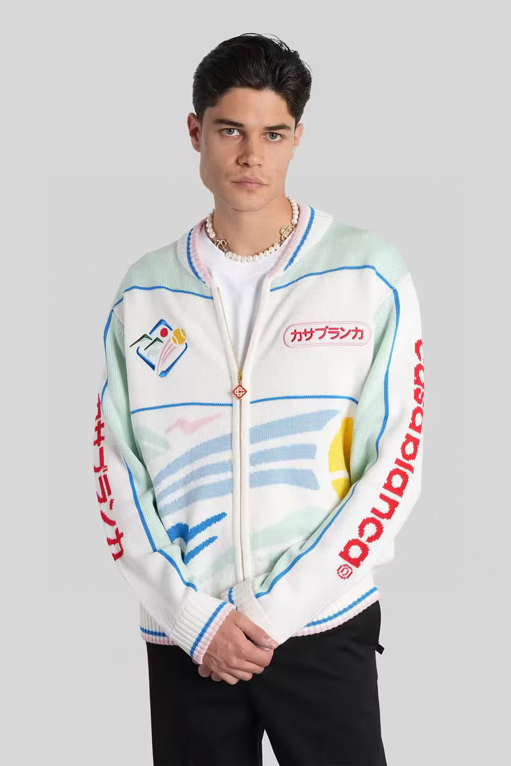 Casa B - Cardigan fermeture zippée