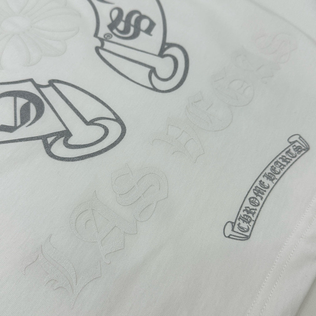 T Shirt Blanc chrome