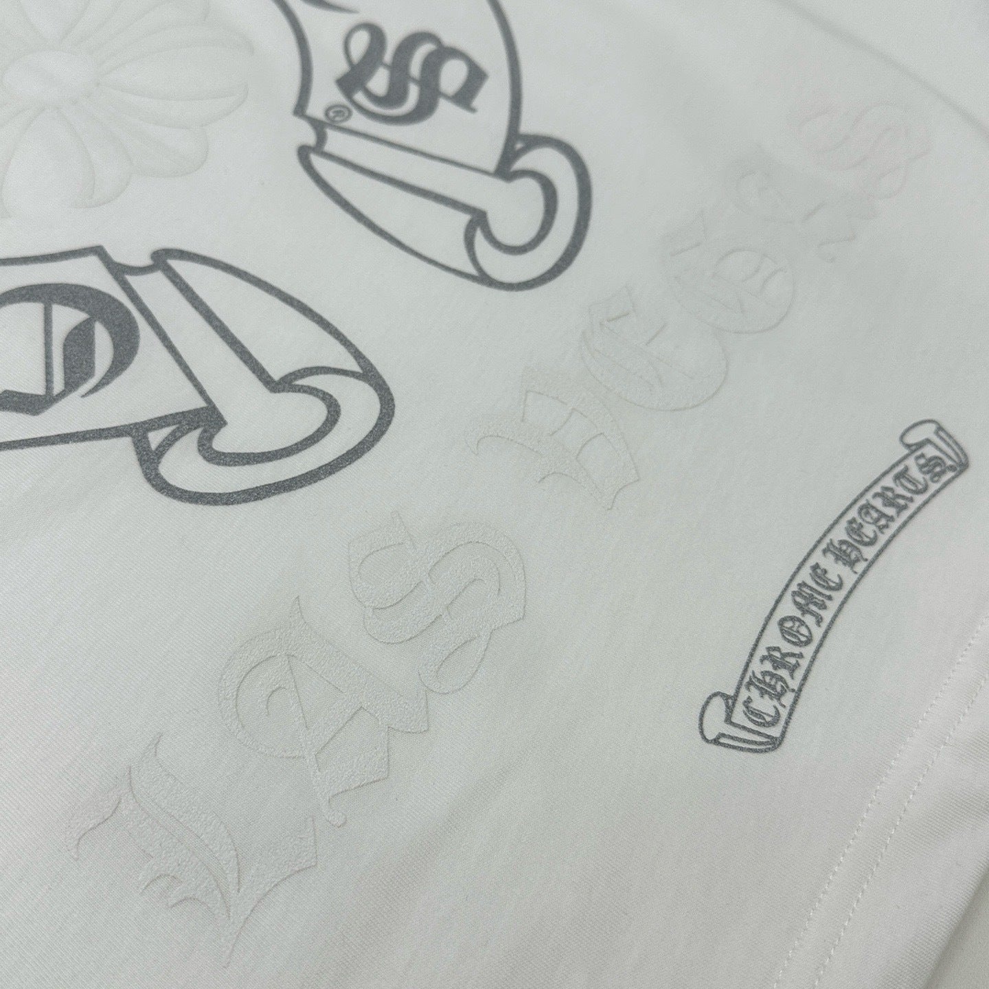 T Shirt Blanc chrome