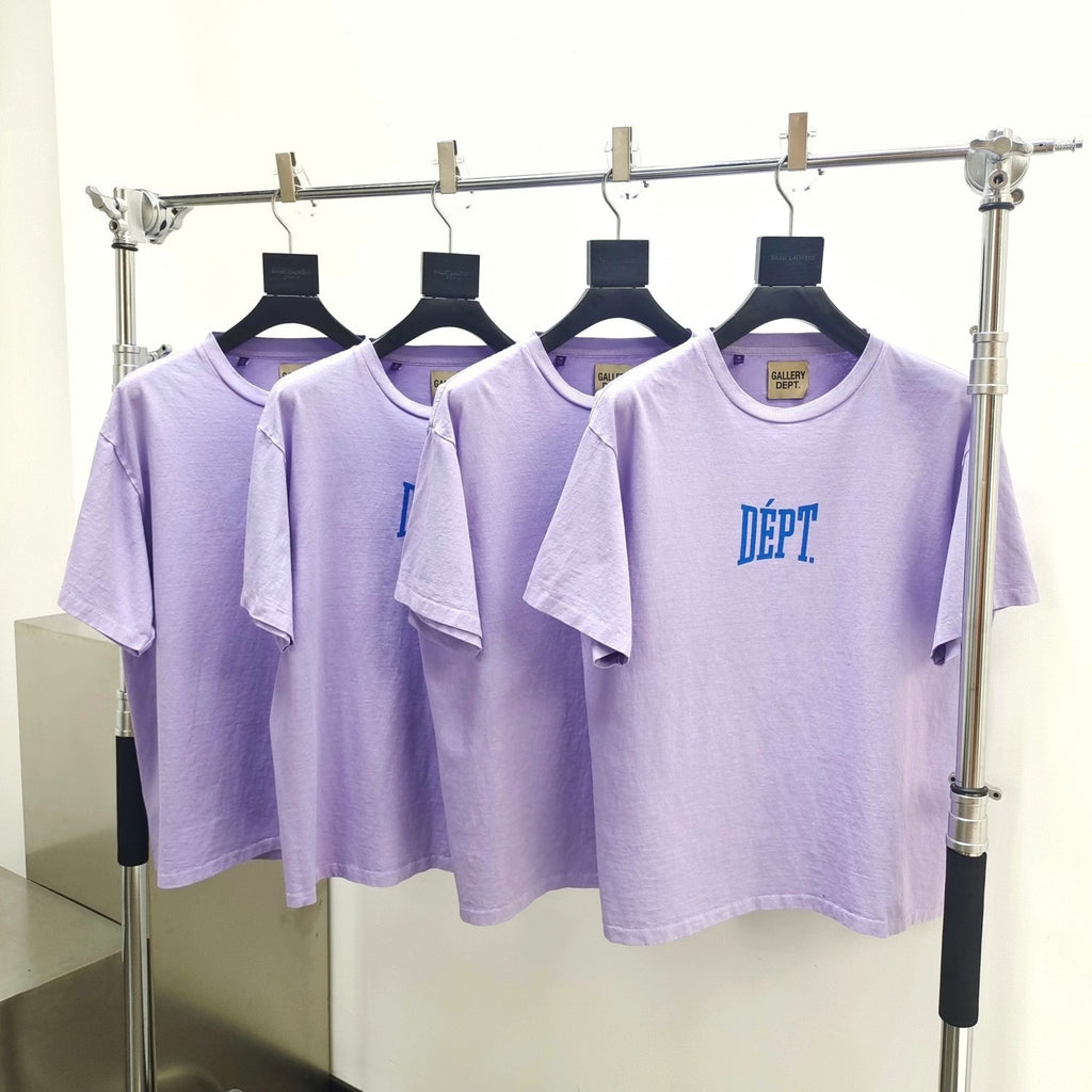 T shirt Dept violet clair Logo Gym