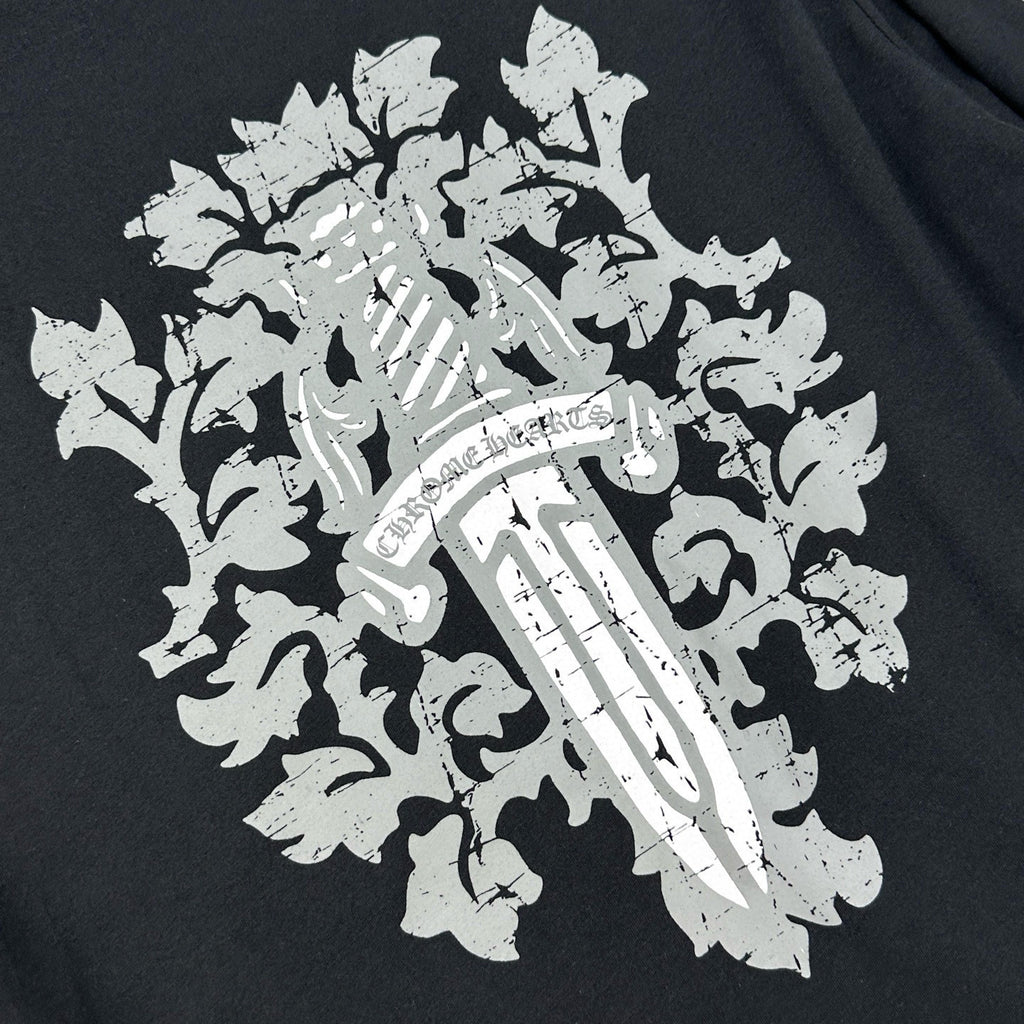 Chrome long sleeve black White