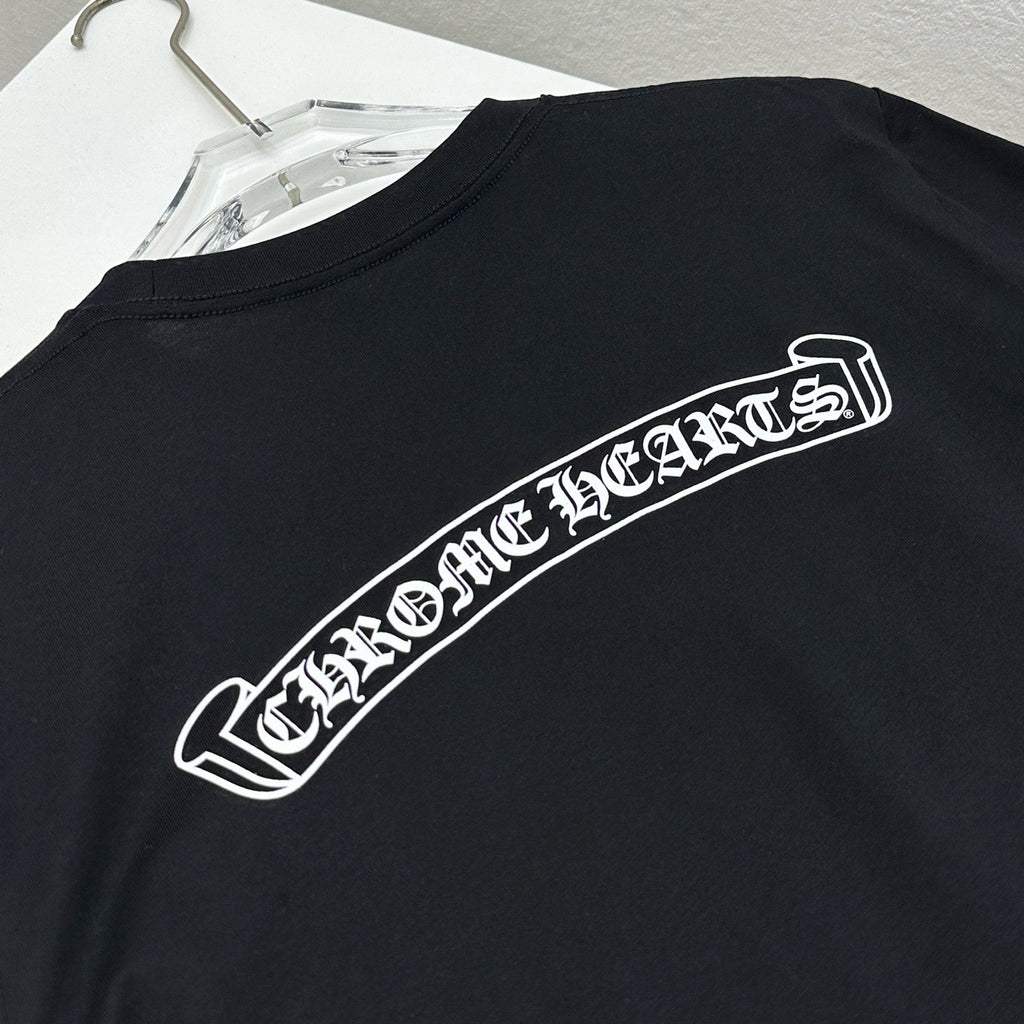 T shirt chrome Black and White