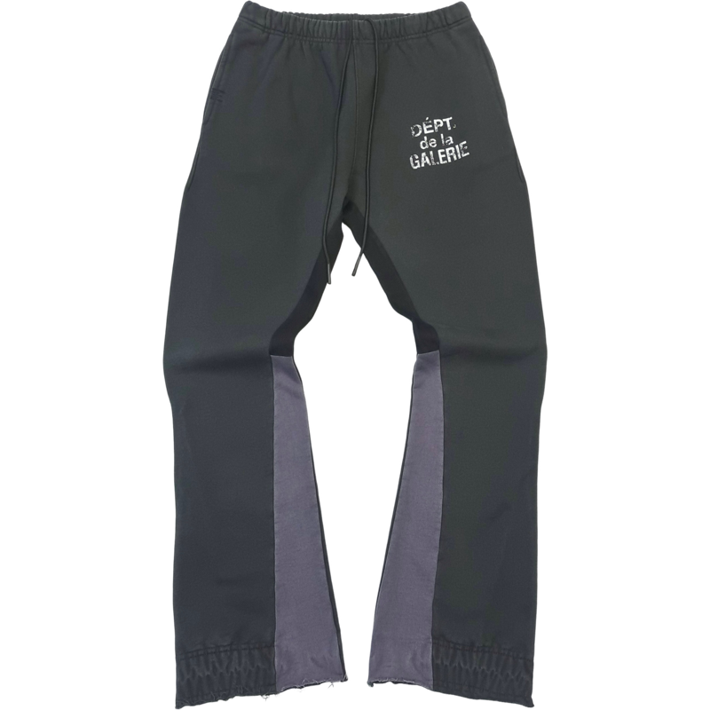 Pantalon Patchwork bleu foncé et noir Gallery