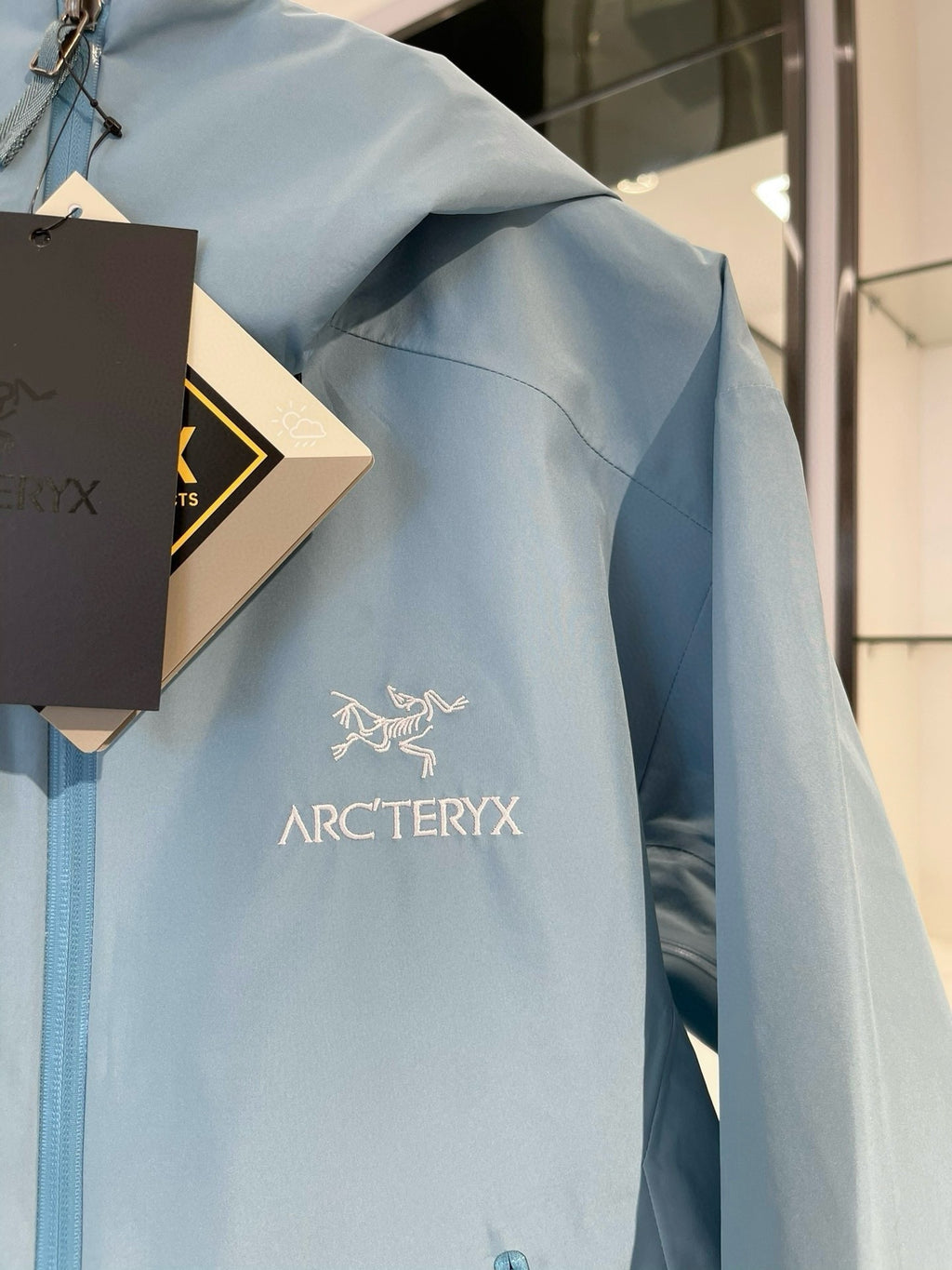 Veste  Arc tryx  Gore tx bleu ciel