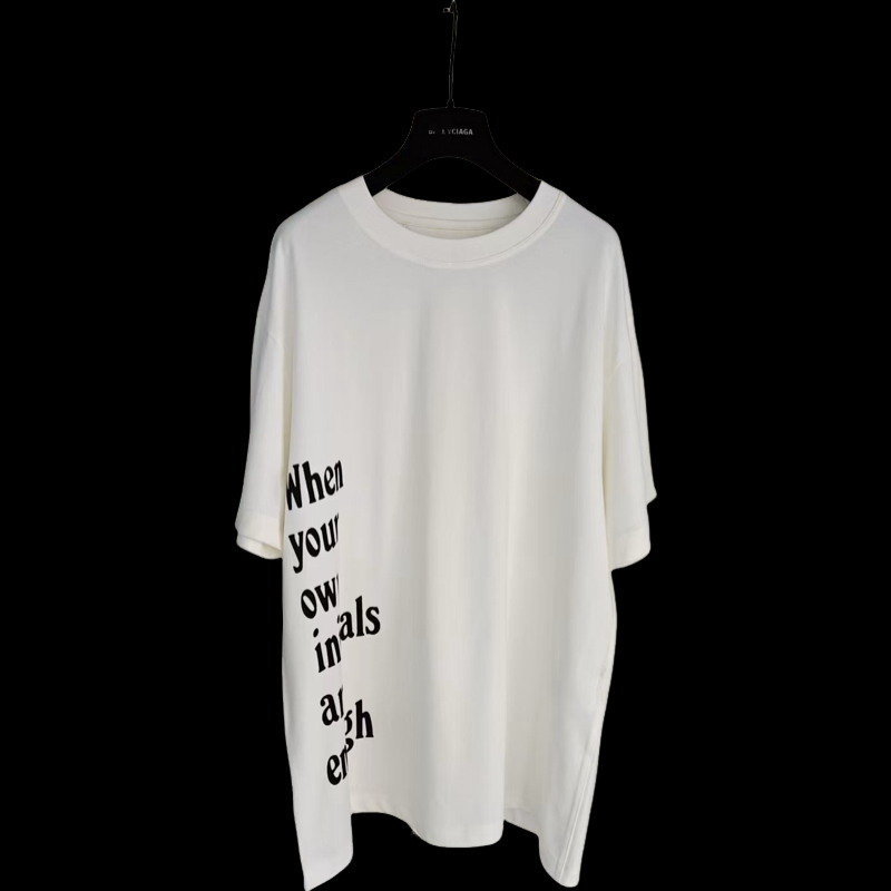 T shirt chrome initials